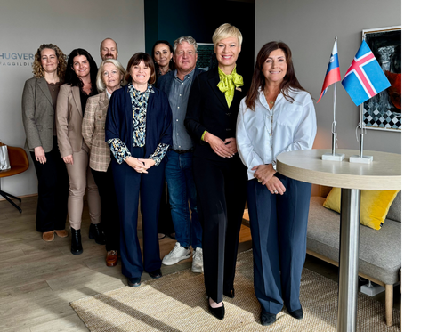 Frá heimsókn forstjóra slóvnesku hugverkastofunnar