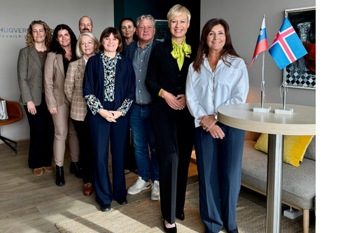 Frá heimsókn forstjóra slóvnesku hugverkastofunnar