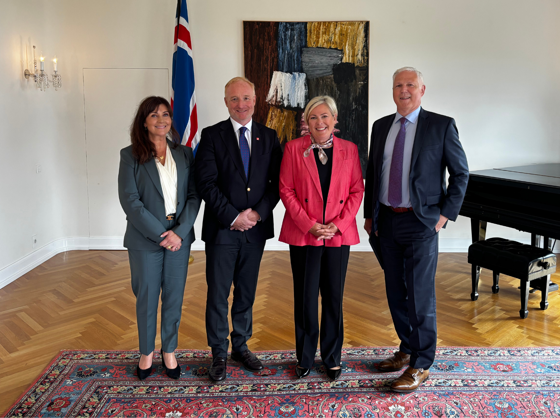 Visit to the President of Iceland