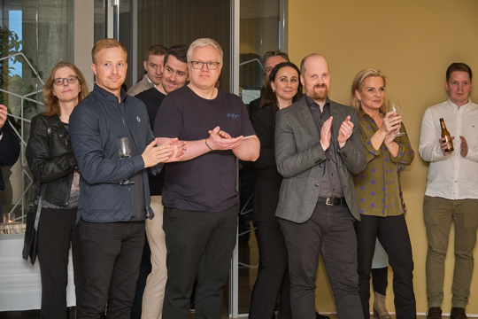 María Berglind, Garðar, Sigurvin, Jakob, Egill, Jónas, Elfa, Pétur, Sigga og Guðbjartur