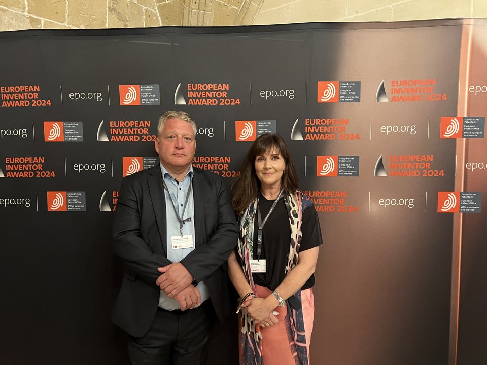 Representatives from the Icelandic Intellectual Property Office: Eiríkur Sigurðsson, Communications Manager, and Borghildur Erlingsdóttir, General Director.