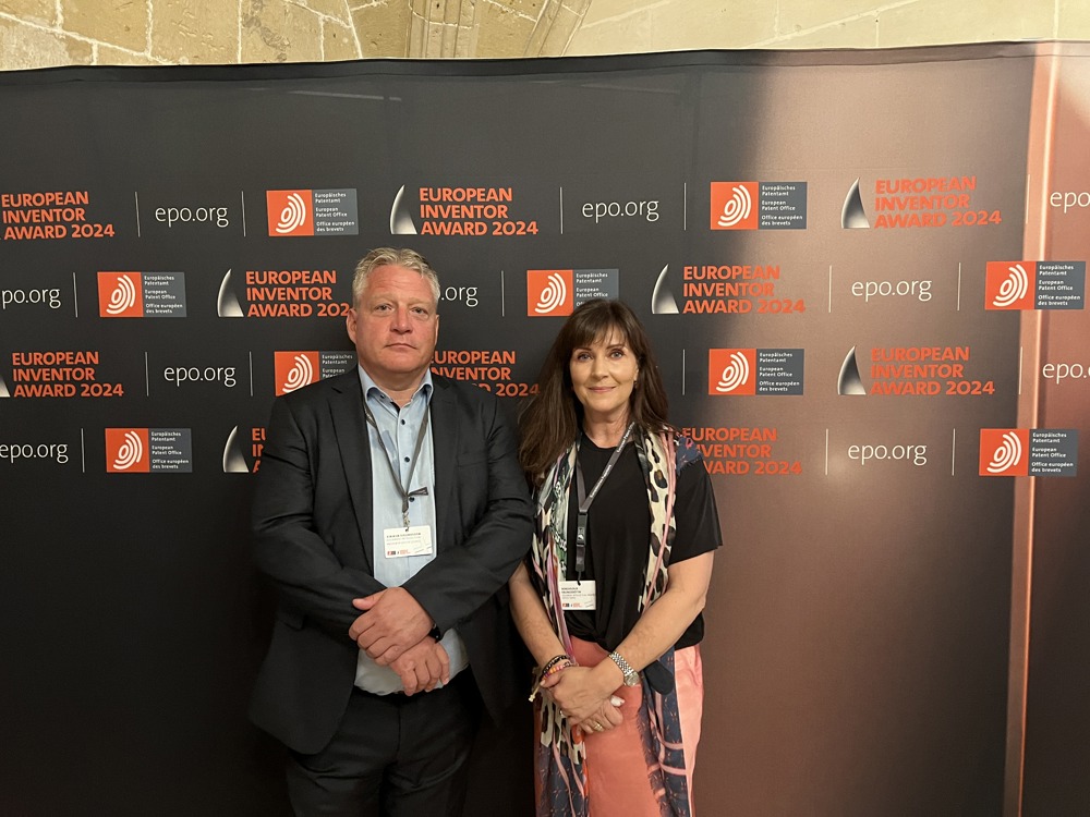 Representatives from the Icelandic Intellectual Property Office: Eiríkur Sigurðsson, Communications Manager, and Borghildur Erlingsdóttir, General Director.