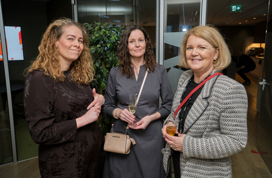 Brynhildur Pálmarsdóttir, Margrét Hjálmarsdóttir og Kristjana B. Héðinsdóttir