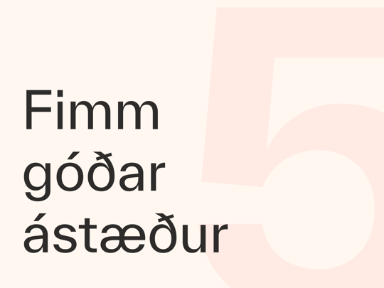 5 góðar ástæður fyrir því að skrá vörumerki