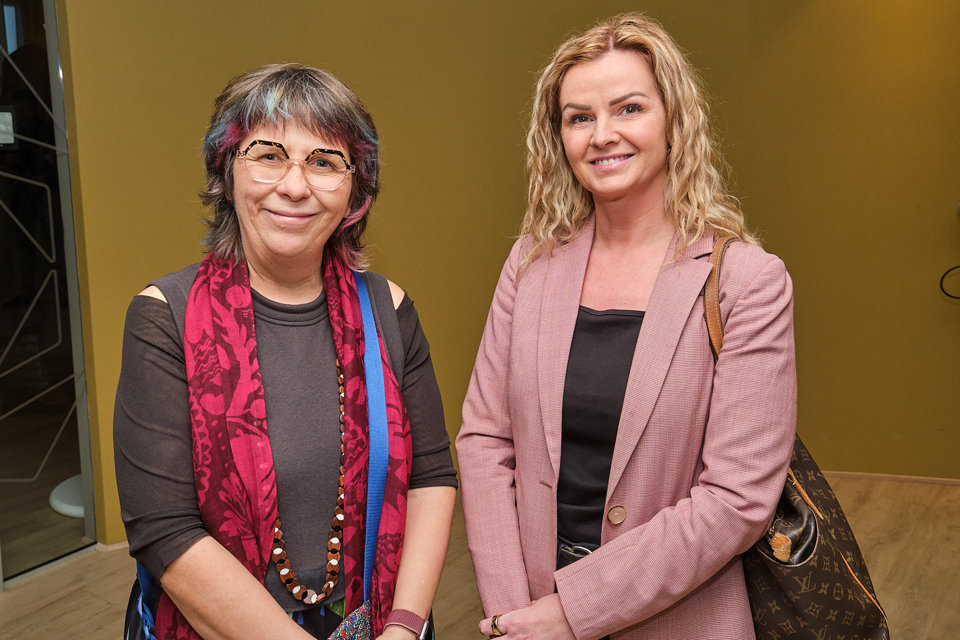 Rán Tryggvadóttir og María Kristjánsdóttir