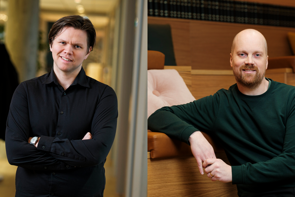 Jóhann Skúli Jónsson lögfræðingur og Pétur Vilhjálmsson stafrænn leiðtogi
