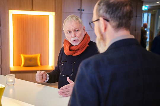 Ágúst Þór Jónsson og Elías Már Erlendsson