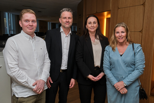 Guðbjartur Geiri Gretarsson, Jónas Bjarni Árnason, Elfa Íshólm Ólafsdóttir og Kristín Ýr Pálmarsdóttir