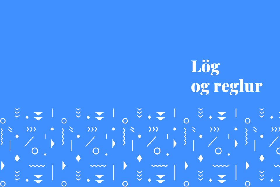 Log Og Reglur Blatt