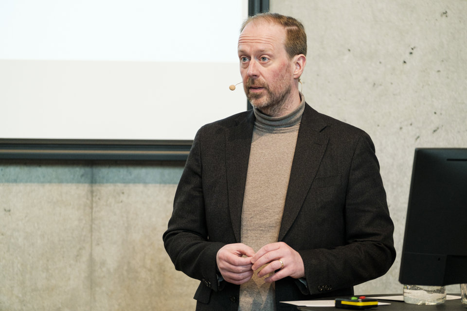 Sigurður Hannesson Director General of Federation of Icelandic Industries gave the concluding talk
