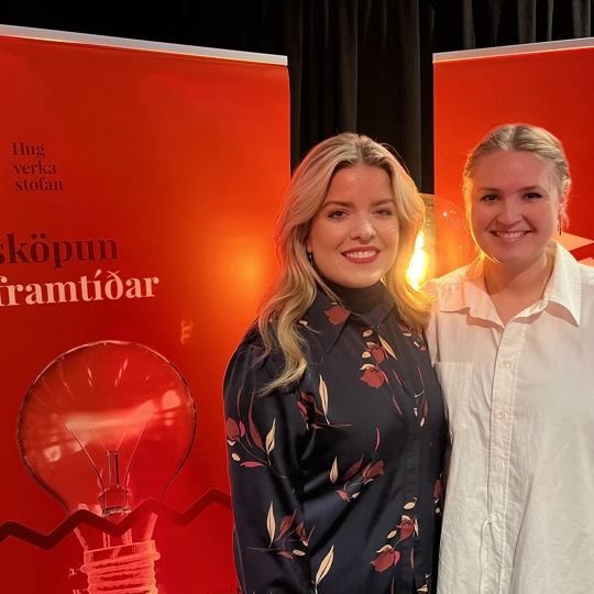 Áslaug Arna Sigurbjörnssdóttir, Minister of Universities, Industry and Innovation and Melkorka Þöll Vilhjálmsdóttir, lawyer at the ISIPO.